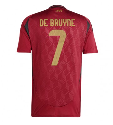 Belgien Kevin De Bruyne #7 Hemmatröja EM 2024 Kortärmad
